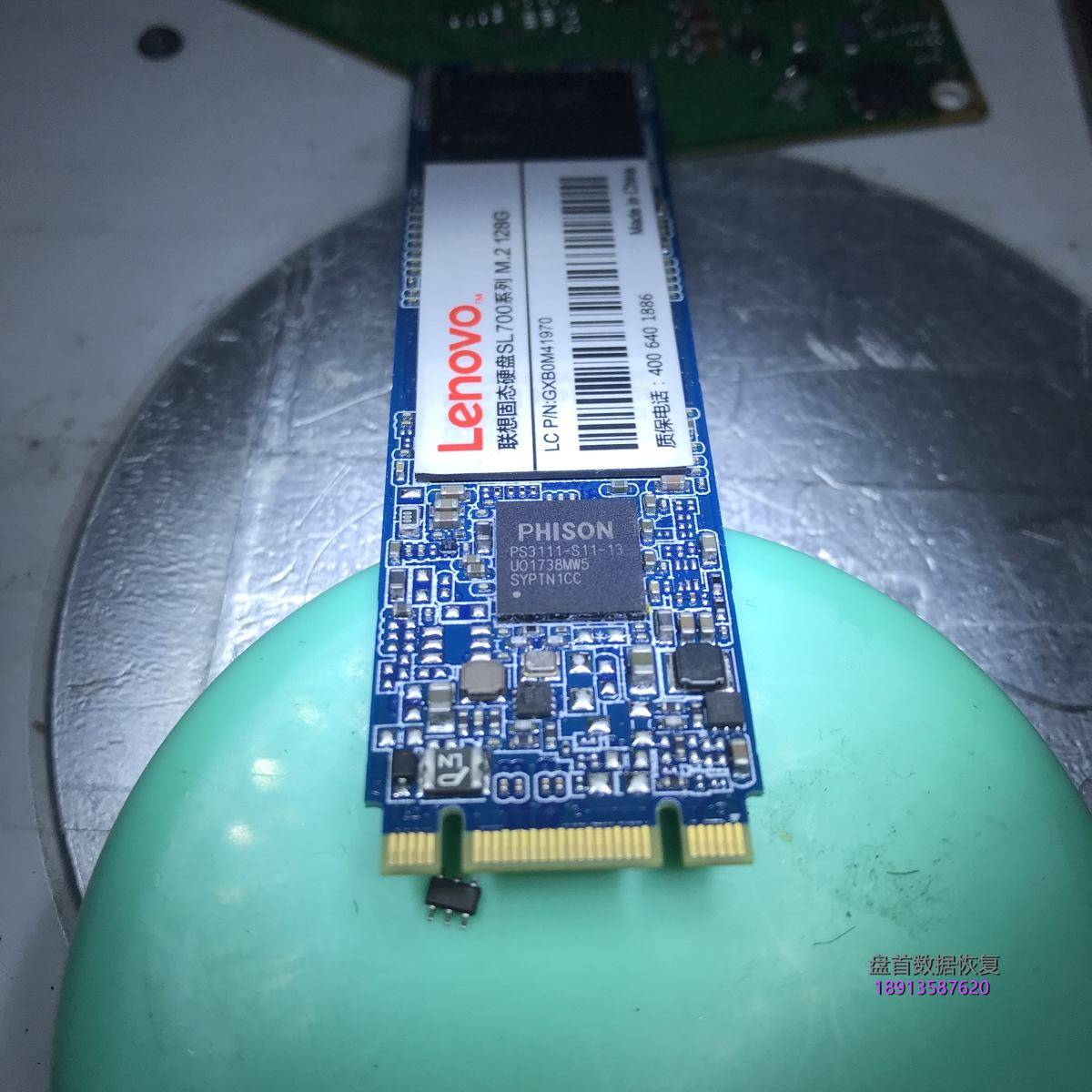 联想SSD SL700掉盘通病不读盘数据恢复成功