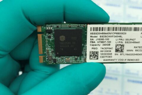 英特尔SSDSCKKF240H6L固态硬盘数据恢复成功主控SM2258G