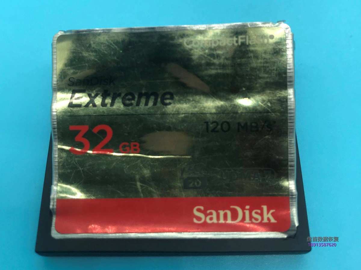 完美修复闪迪32G CF卡无法识别读不出数据芯片级恢复SANDISK 20-82-00549主控