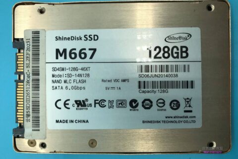 成功恢复云储ShineDisk M667 120g固态硬盘主控SM2246XT无法识别不读盘