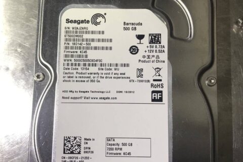 Seagate希捷ST500DM002硬盘异响磁头损坏开盘数据恢复成功