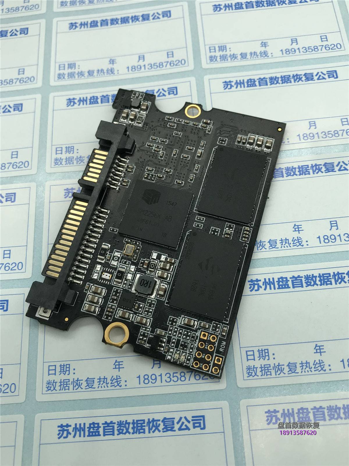 二次恢复SM2256K主控PC3000虚拟翻译器失败的SSD固态硬盘数据恢复