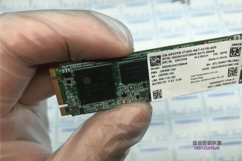英特尔M.2 SSDSCKKF256H6掉盘无法识别SM2258G主控数据恢复成功
