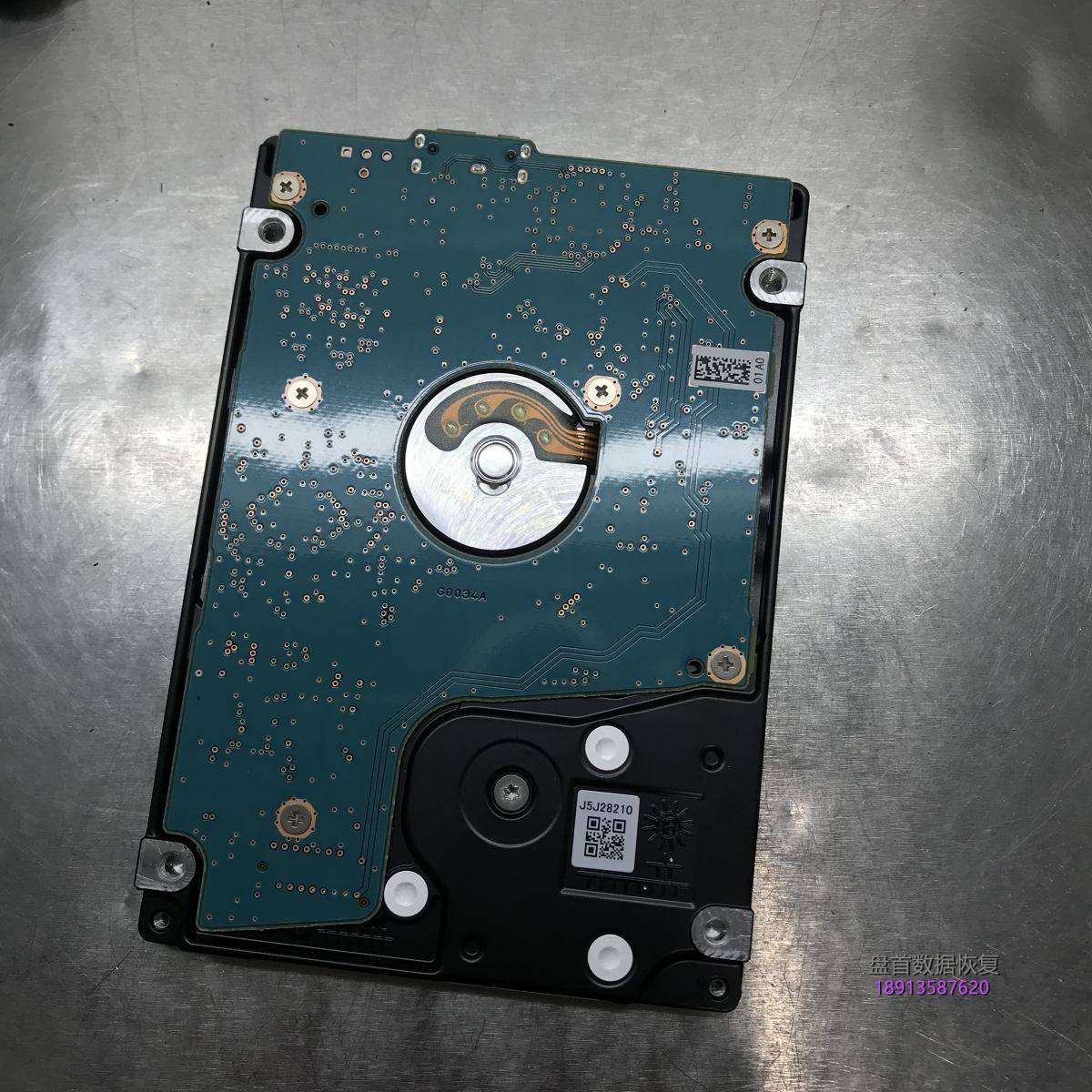TOSHIBA MQ04UBF100东芝移动硬盘磁头异响开盘数据恢复