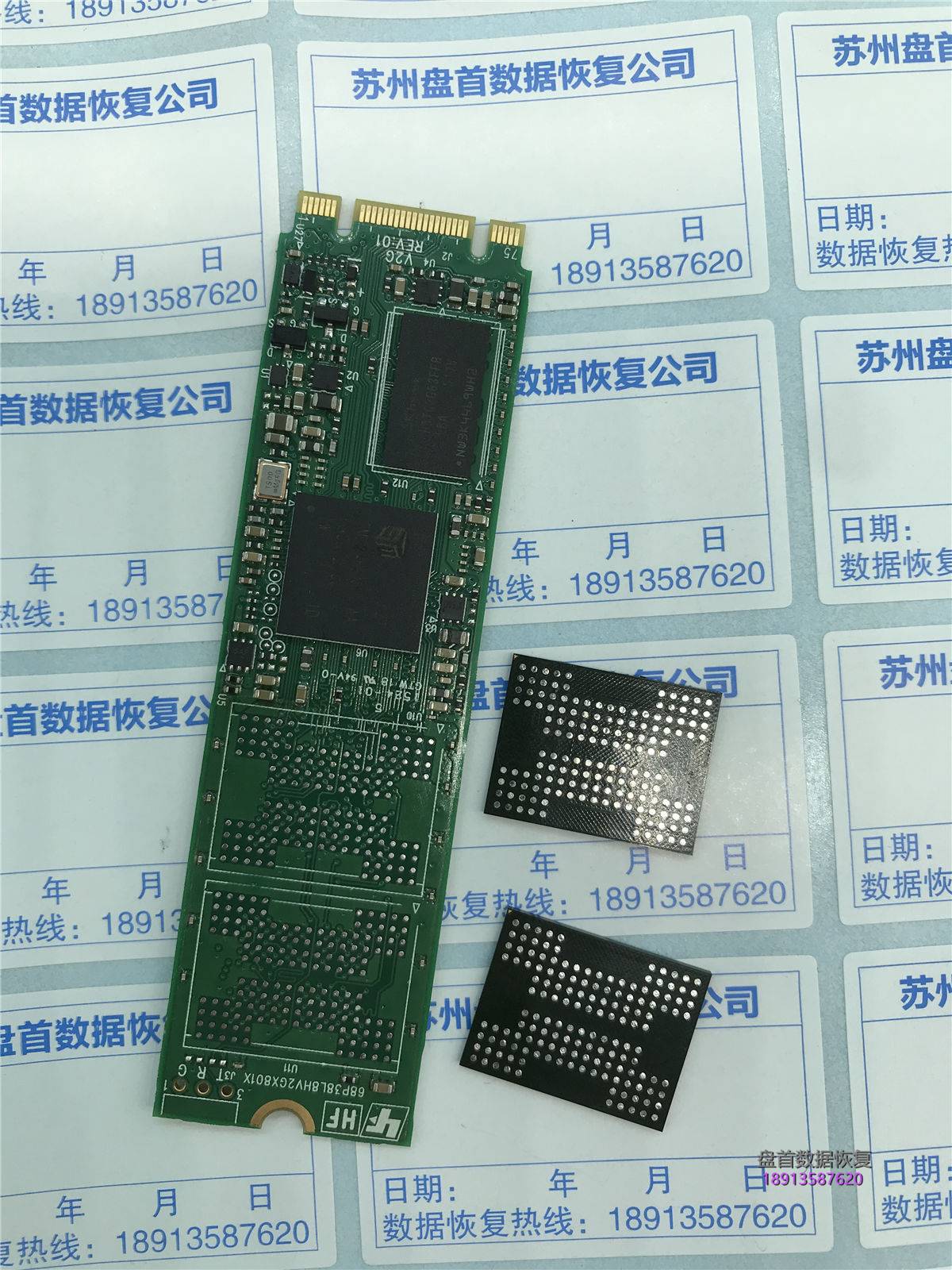 SSD固态硬盘损坏无法识别不读盘分区使用Bitlocker加密数据恢复成功