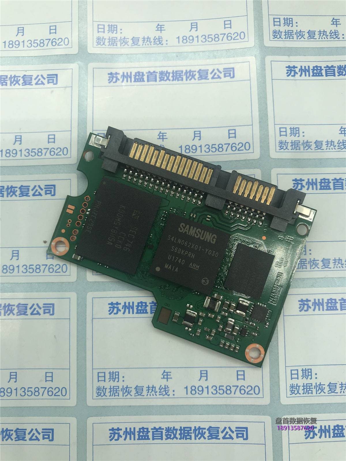 850EVO无法识别不读盘损坏数据恢复成功