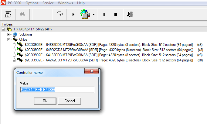 如何使用PC-3000 Flash恢复SM2234H芯片CF卡数据恢复