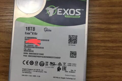 希捷18000NM009J银河18TB企业级硬盘，硬件损坏开盘恢复数据成功