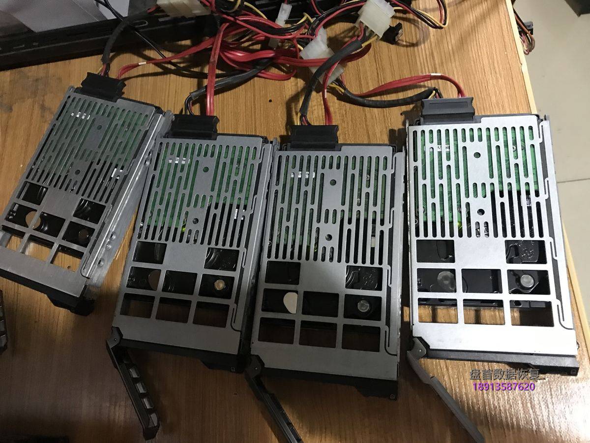 Dell T620服务器4块300G SAS硬盘RAID5两个硬盘掉线导致服务器宕机,RAID磁盘阵列数据恢复成功