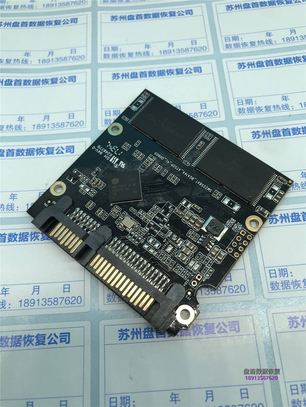 成功恢复SM2258XT主控的杂牌SSD固态硬盘数据恢复