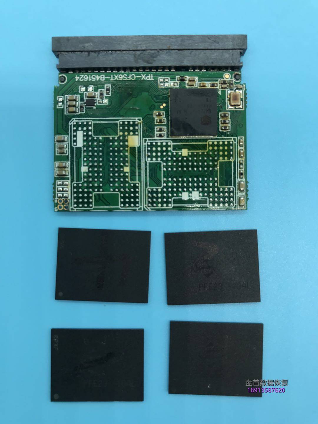 128GCFAST2.0高速CFAST内存卡无法识别数据恢复成功