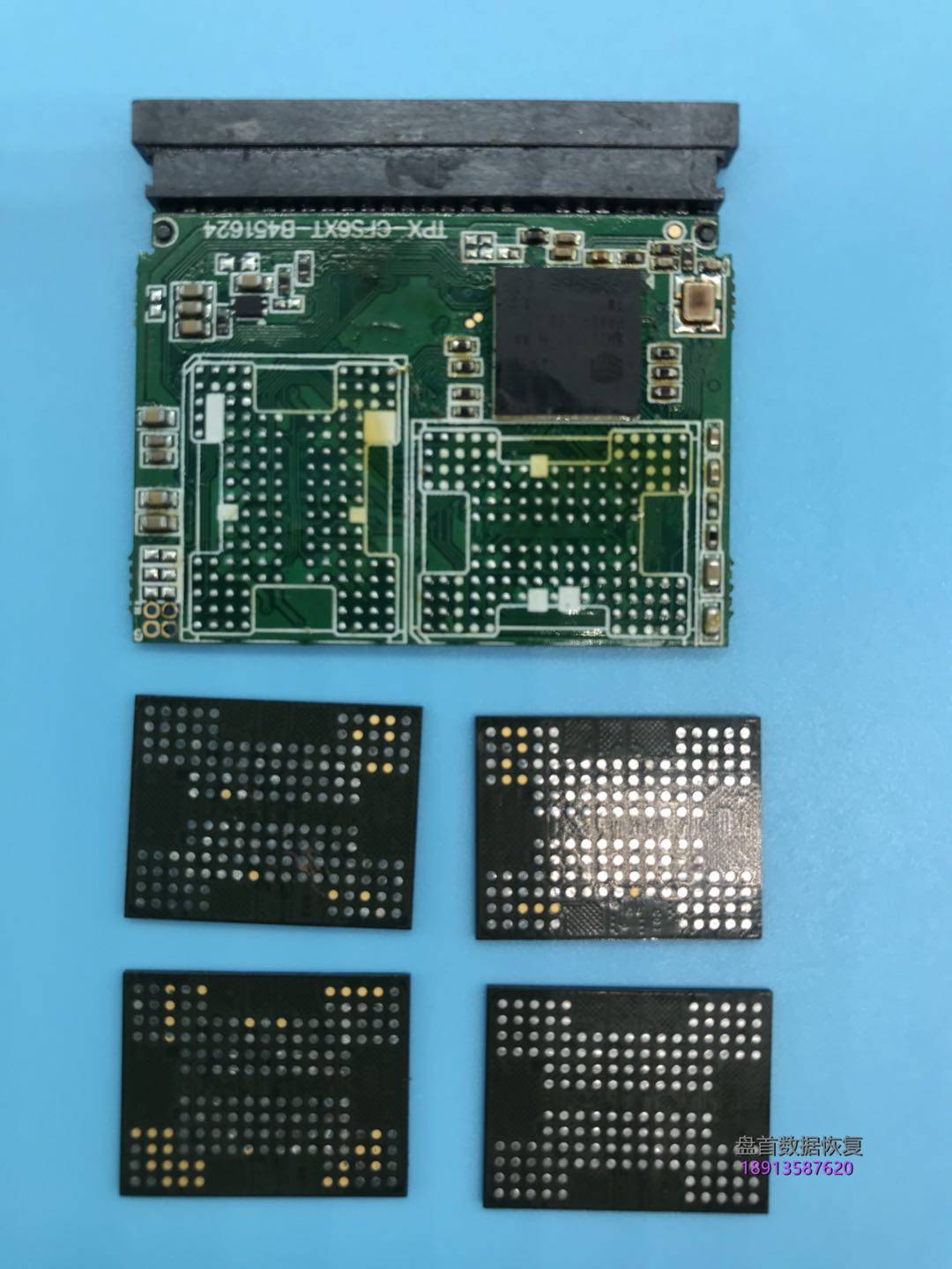 128GCFAST2.0高速CFAST内存卡无法识别数据恢复成功