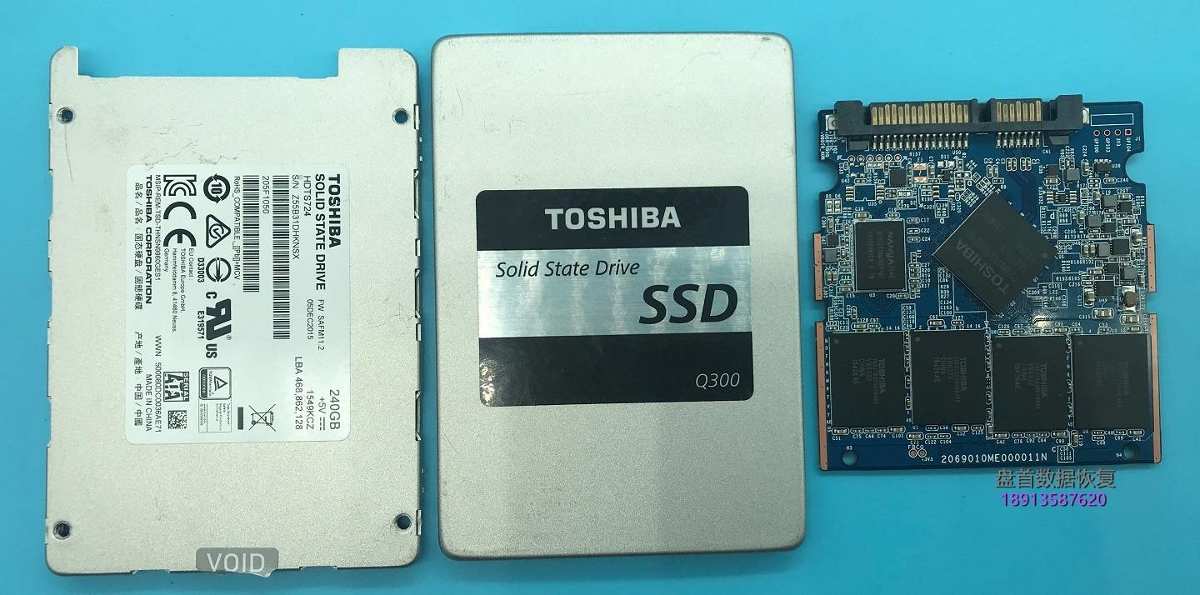 TC58NC1000GSB(PS3110)主控东芝Q300 HDTS724掉盘王突然损坏无法识别数据完美恢复
