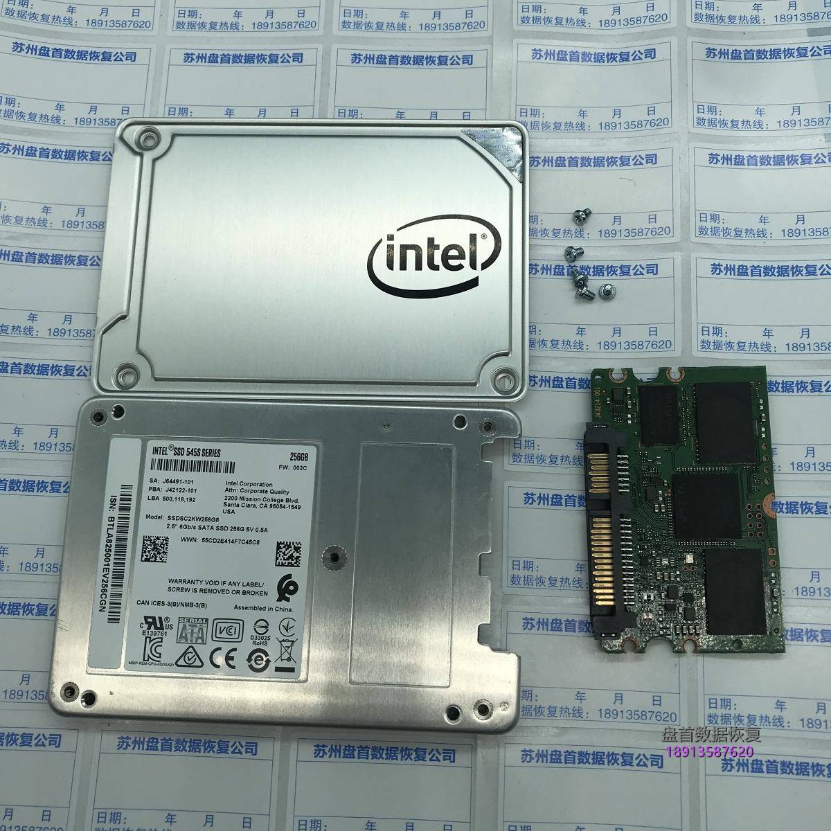 SSDSC2KW256G8英特尔(intel) 545S 256G SSD固态硬盘数据恢复