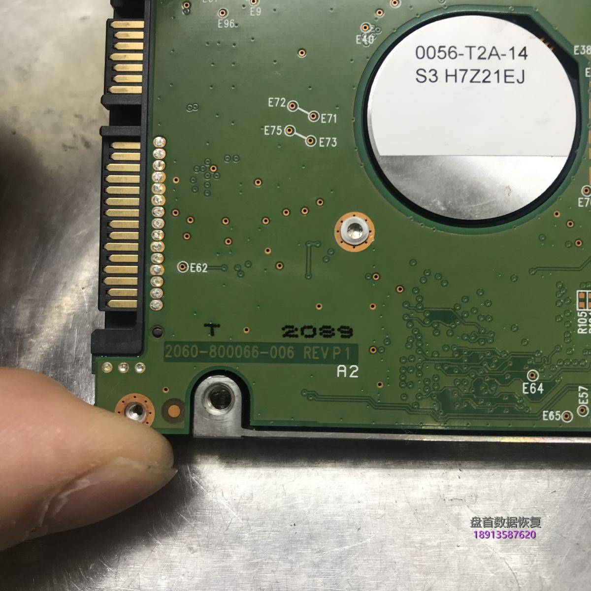 SMR叠瓦式硬盘电脑认盘缓慢并且无法读取分区数据,扫描全盘坏道磁头损坏开盘数据恢复成功