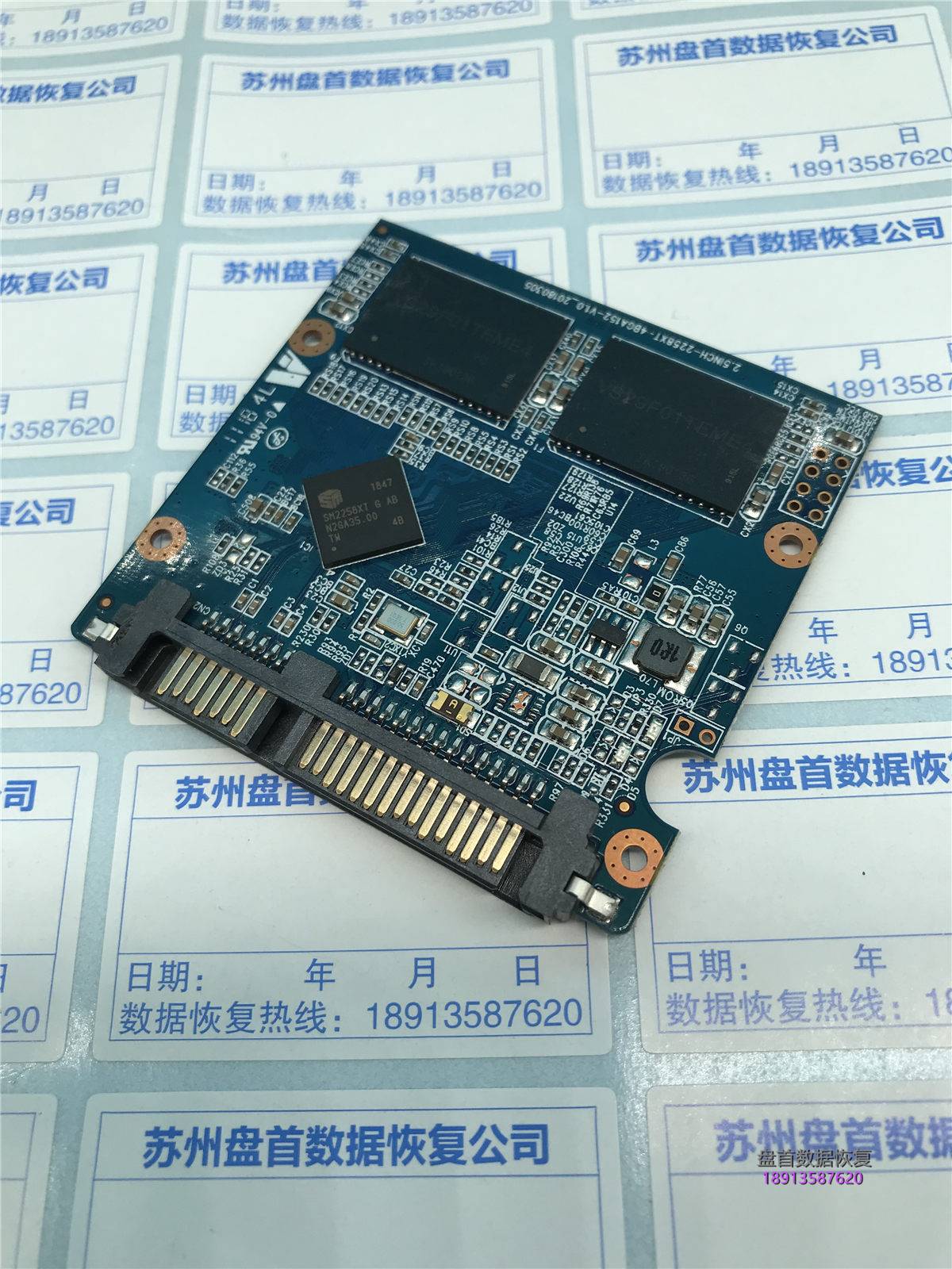 SM2258XT主控九储480G固态硬盘掉盘无法识别不读盘数据恢复成功