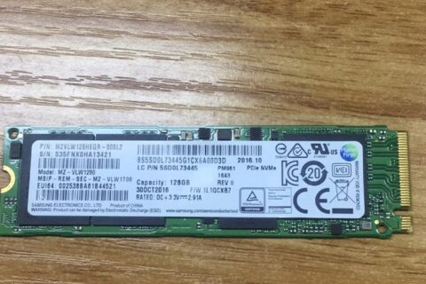 三星PM961-128G SSD固态硬盘数据恢复成功