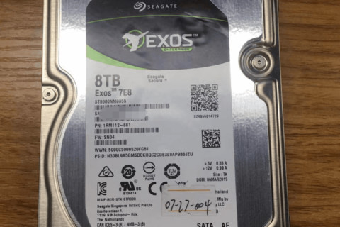 ST8000NM0055希捷8T企业硬盘磁头损坏开盘恢复数据成功