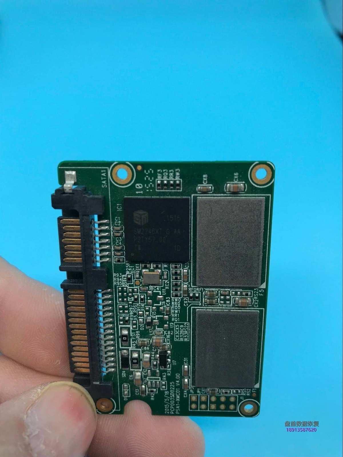 二次恢复SM2246XT主控假金士顿120GSSD固态硬盘数据恢复完美