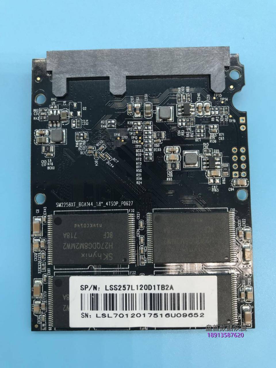 Lenovo联想SL700固态硬盘SM2258XT主控硬盘掉盘BSY长忙无法识别SSD固态硬盘数据恢复成功