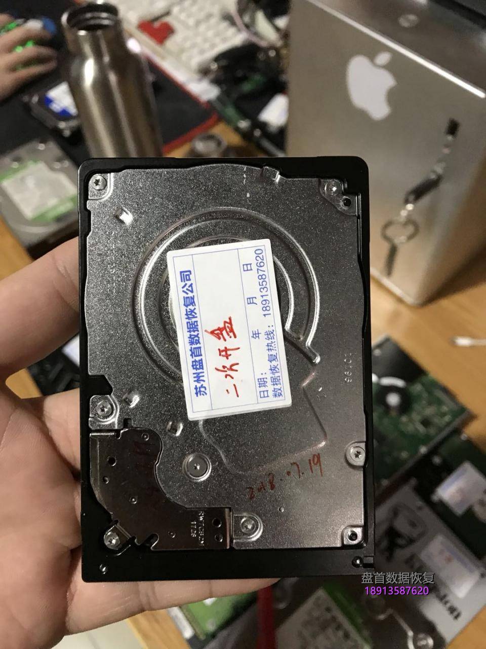 希捷2tb移动硬盘st2000lm007二次开盘数据恢复成功 2TB希捷移动硬盘ST2000LM007二次开盘数据恢复成功