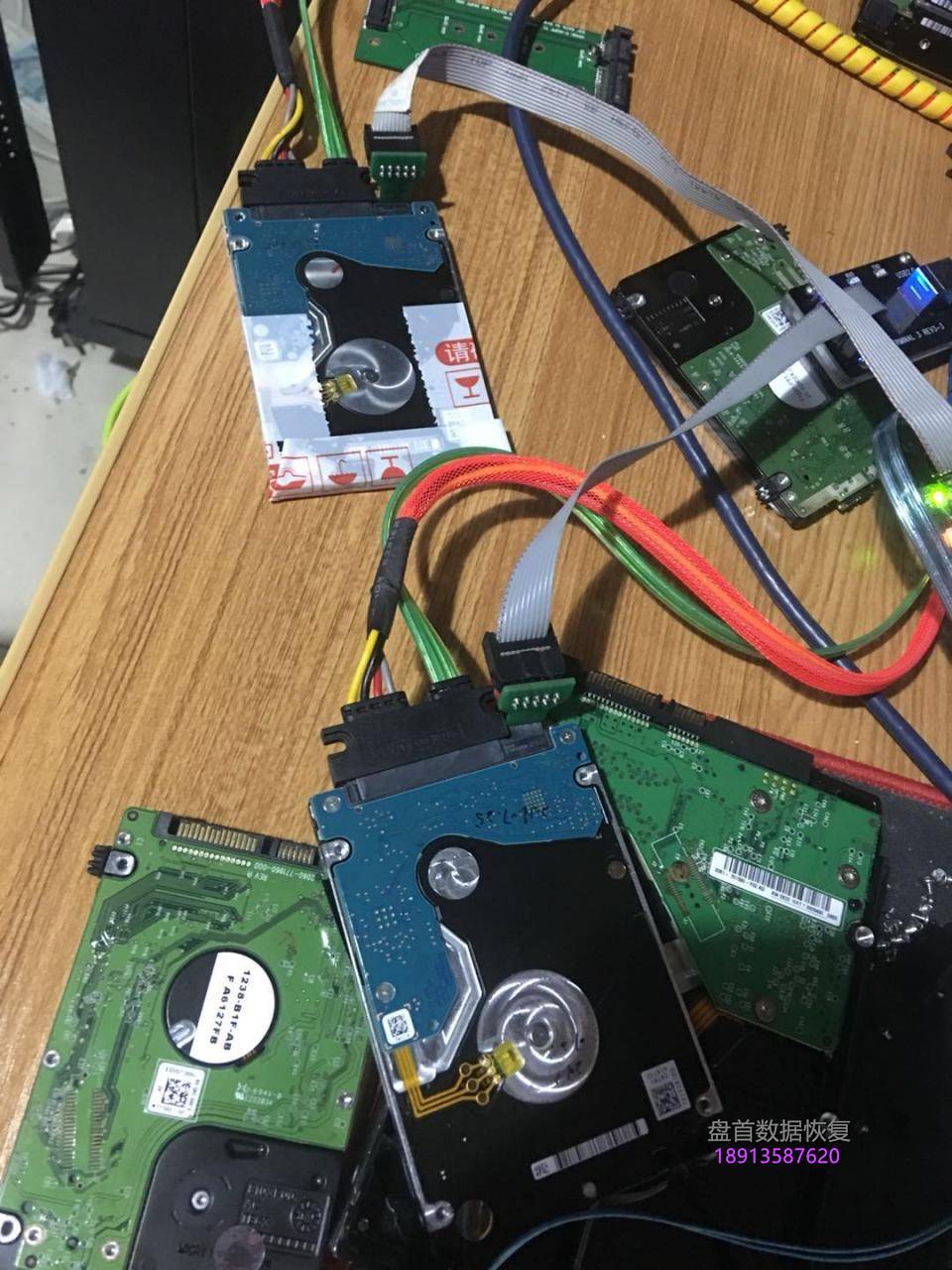 希捷2tb移动硬盘st2000lm007二次开盘数据恢复成功 2TB希捷移动硬盘ST2000LM007二次开盘数据恢复成功