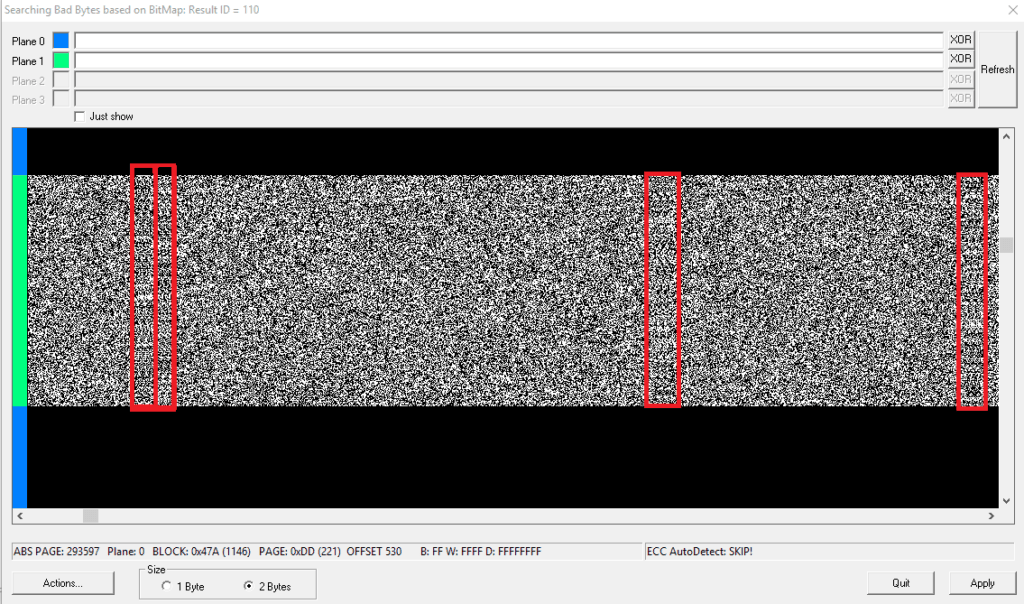 PС3000 Flash AU6989和AU6998的XORed inserts