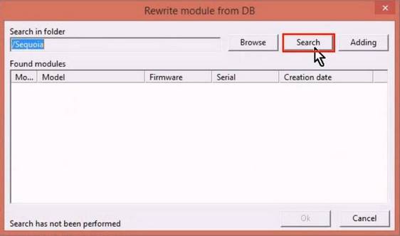 使用5. x版本PC-3000 for HDD从SA构建ROM镜像WD Marvell硬盘驱动器上的数据与内部ROM