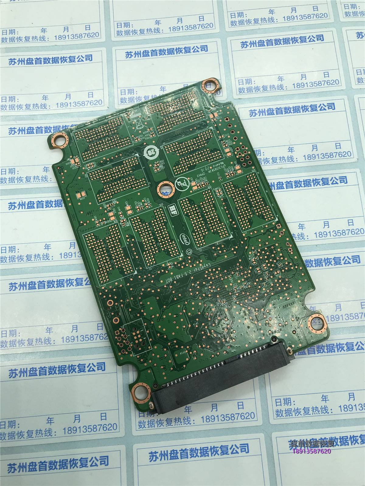 二次恢复英特尔5400s掉盘无法识别SSDSC2KF256H6L不识别盘数据恢复成功