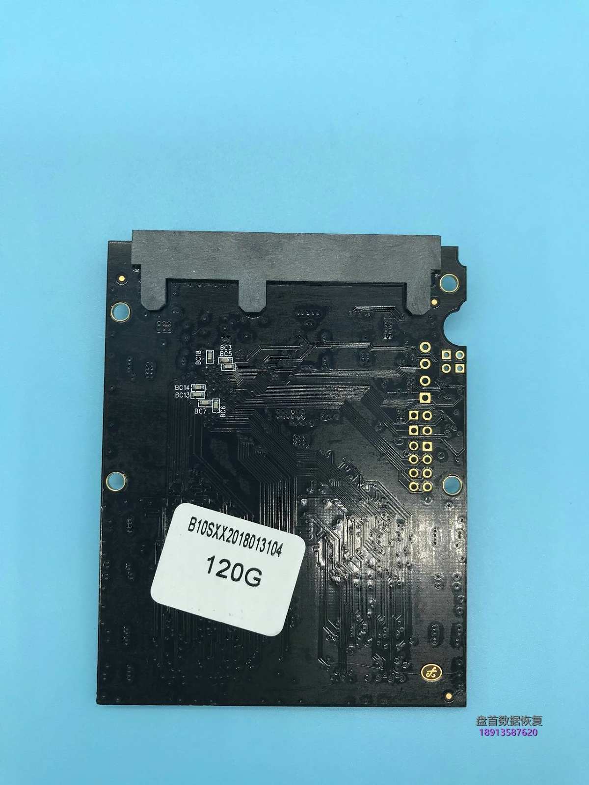 辛士达120G固态硬盘大白鲨SSD固态硬盘掉盘无法识别不读盘主控SM2246XT型号数据恢复成功
