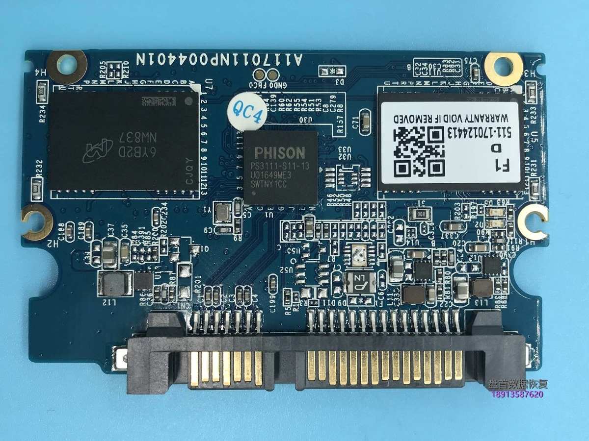 PS3111主控影驰120G固态硬盘变成了SATAFIRM S11型号FLASH存储芯片损坏了一个通道数据恢复成功