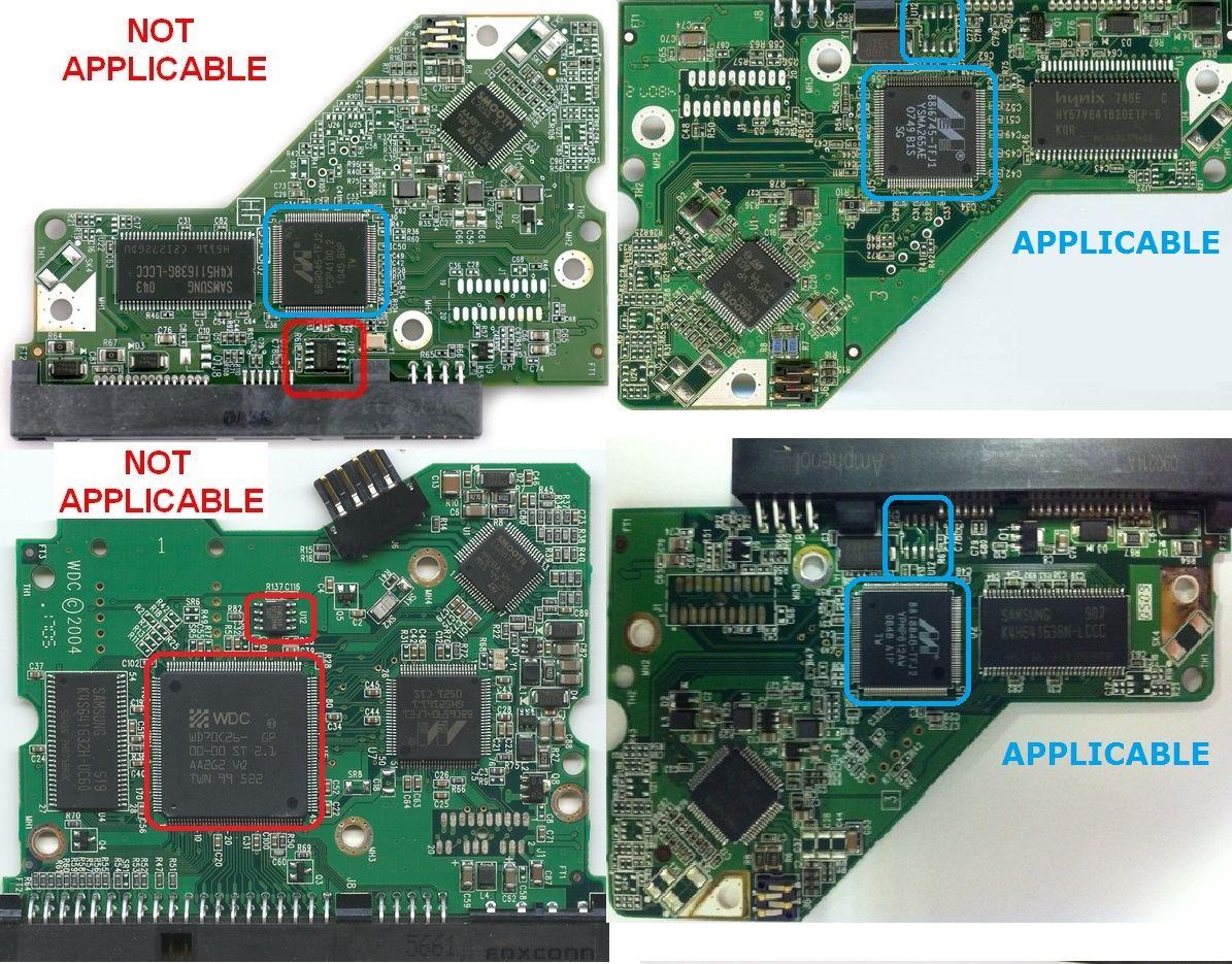PC-3000 for HDD WD Marvell硬盘系列从SA重建ROM镜像数据与内部ROM数据