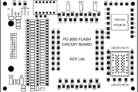 PC-3000 Flash的电路板电源功能
