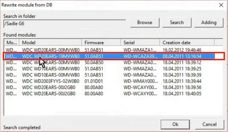 PC-3000 for HDD利用外部ROM对WD Marvell系列硬盘的SA区数据建立ROM镜像