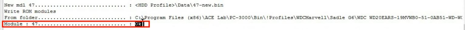 PC-3000 for HDD利用外部ROM对WD Marvell系列硬盘的SA区数据建立ROM镜像