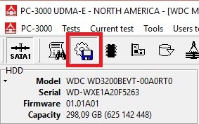 PC-3000 for HDD 如何手动检测西部数据硬盘的系统磁头