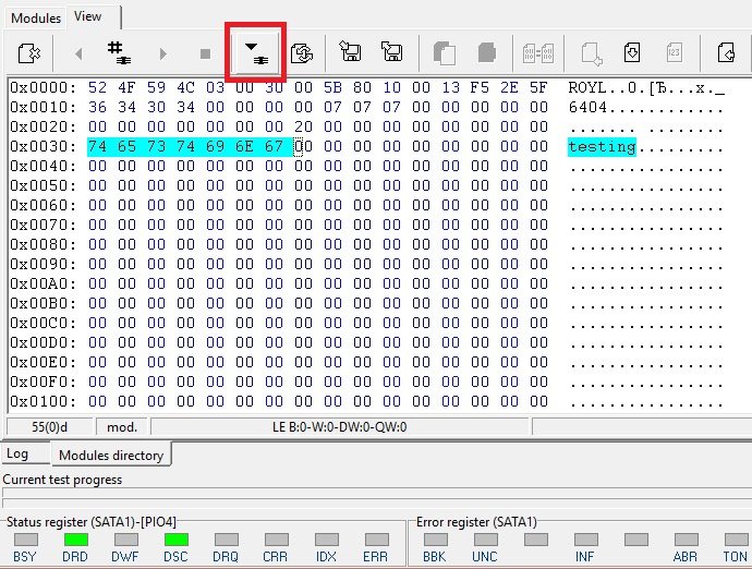 PC-3000 for HDD 如何手动检测西部数据硬盘的系统磁头