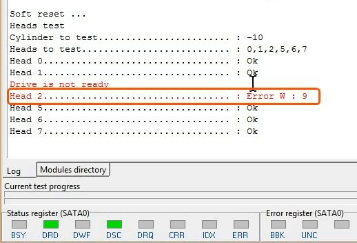 使用PC-3000 for HDD在RAM中编辑西数硬盘的磁头位图，虚拟磁头恢复西数硬盘数据