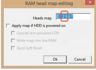使用PC-3000 for HDD在RAM中编辑西数硬盘的磁头位图，虚拟磁头恢复西数硬盘数据