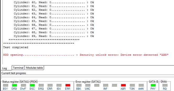 如何使用PC-3000 for HDD Samsung清除三星硬盘的加密密码
