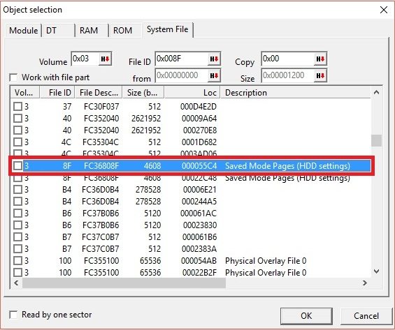 PC-3000 for HDD Seagate F3系列架构硬盘特定的诊断程序