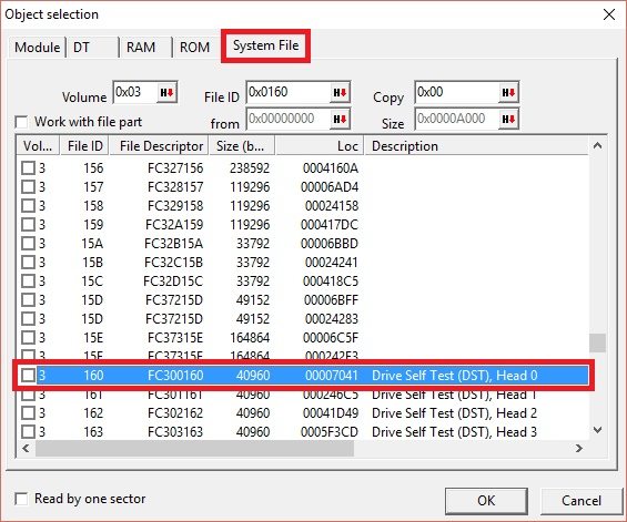 PC-3000 for HDD Seagate F3系列架构硬盘特定的诊断程序