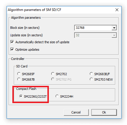 慧荣SM2236G主控CF卡使用PC3000 Flash进行数据恢复