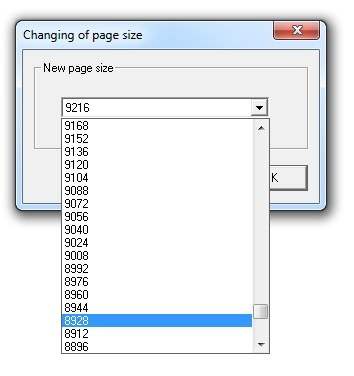 PC-3000 Flash如何更改页面大小