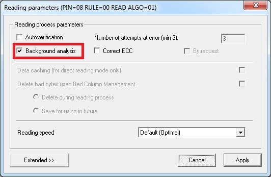 PC-3000 Flash如何使用Readout和ReadRetry特性来提高转储的质量