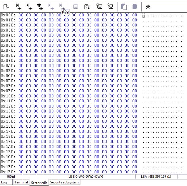 PC3000 for HDD清除老希捷硬盘的ATA密码清除过程