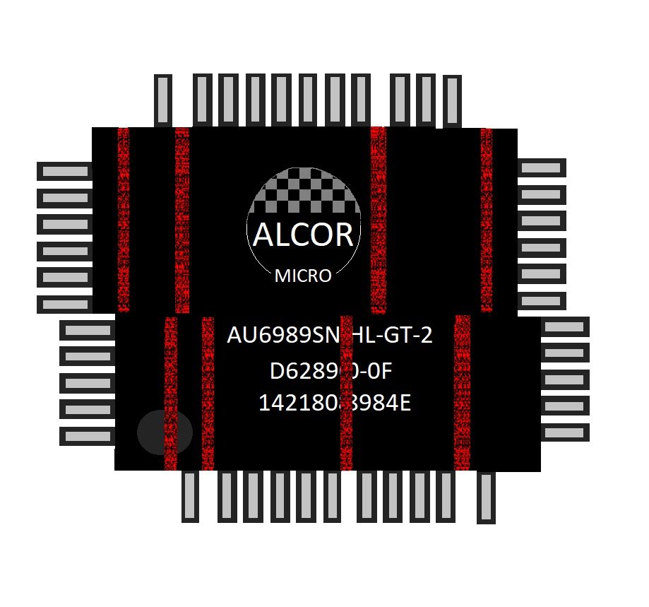 PС3000 Flash AU6989和AU6998的XORed inserts