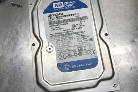 WD5000AAKX-08ERMA0硬盘损坏通电异响开盘数据恢复成功
