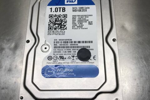WD 1000G台式机硬盘磁头损坏开盘数据恢复成功
