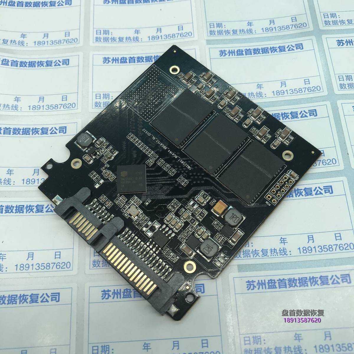 云储M720 120G掉盘无法识别读不到盘SSD数据恢复主控SM2258XT数据恢复成功